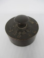 Old weight scale with check