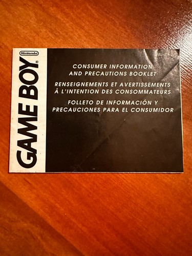 Game boy instruction - boy, dmg-usa