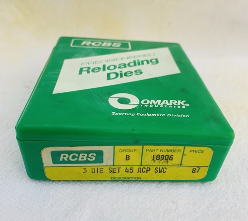 Rcbs die set outils 45 - outils, acp