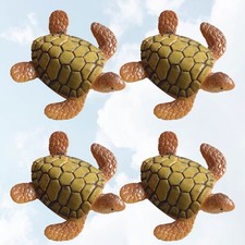  4 Pcs Tortue Decoration Figurines Tortues Ornements D'aquarium Décorations