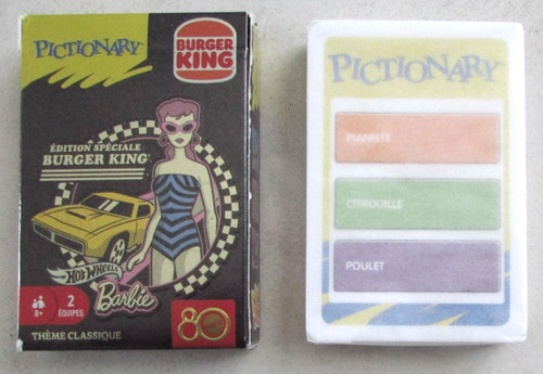 Jeu cartes pictionary - cartes,