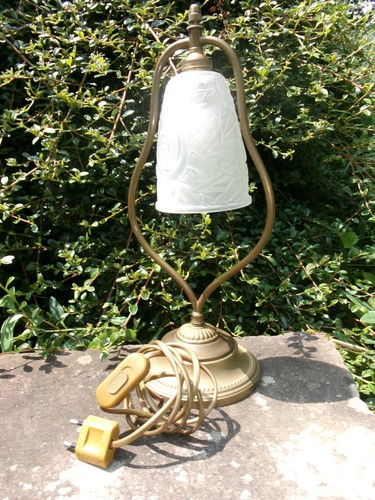 Lampe art déco - , pâte
