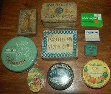 Lot de 11 boites anciennes /