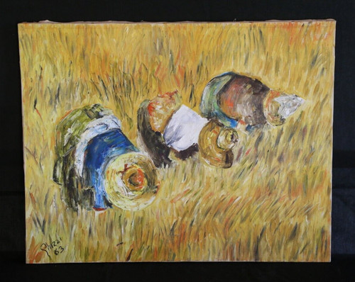 Glaneurs huile tela - glaneurs,