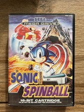 SONIC SPINBALL BOÎTE SEGA MEGADRIVE PAL EURO CIB OVP N°2