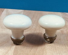 Antique Porcelain & Brass Door