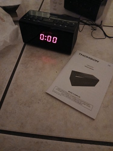 Radio réveil thomson cr50 - réveil,
