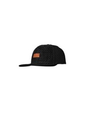Chapeau avec Visière Dolly Noire Modèle Straw Snapback Couleur Noire Code Ha