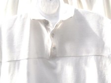 POLO MANCHES COURTES BLANC POITRINE TAILLE 40" BY RIVER ISLAND