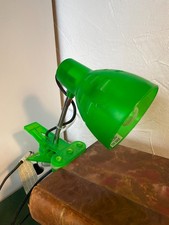 LAMPE SPOT A PINCE VERT FLUO