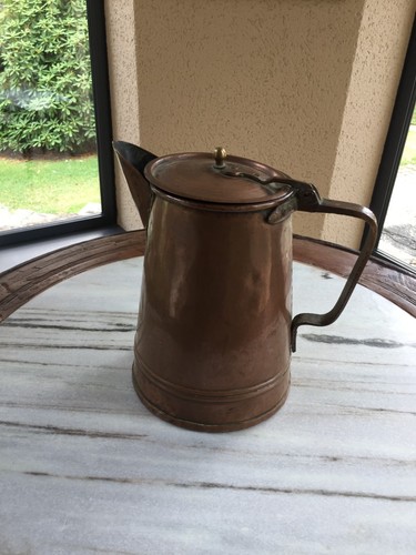 Bouilloire cuivre ancienne - bouilloire,