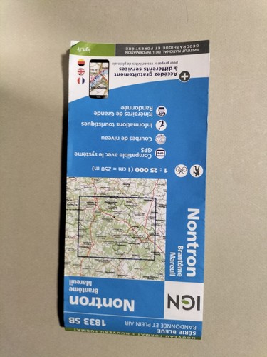 Carte ign nontron brantome - nontron,