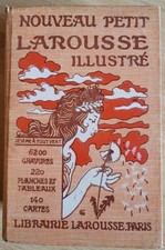 ** DICTIONNAIRE LAROUSSE DE 1931  (DEDICACE : OFFERT PAR M. BUGATTI)