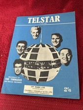 Telstar Tornados Joe Meek Sheet Music Printed In The UK Decca Records 1962
