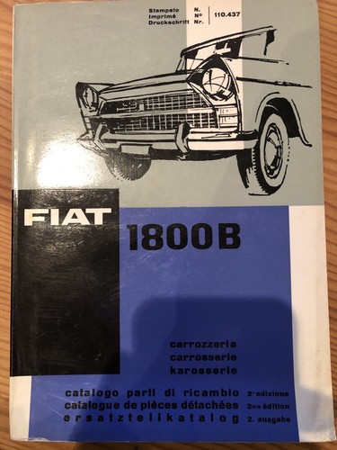 Fiat 1800b 2ème édition - fiat,