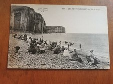 CPA - 76 - LES PETIT DALES - On the Beach - Very Animated Map
