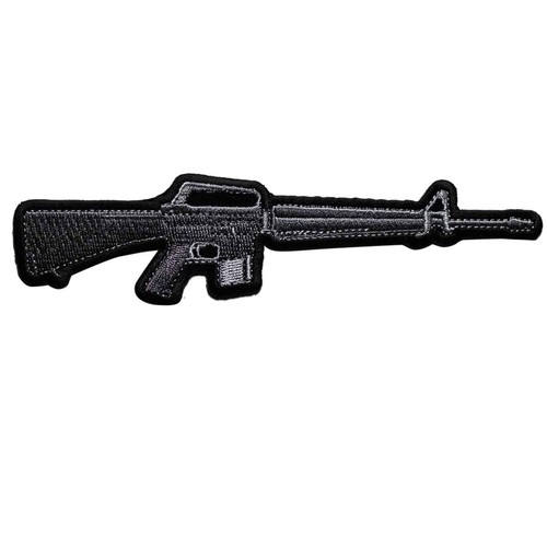 M16 rifle embroidered - m16,
