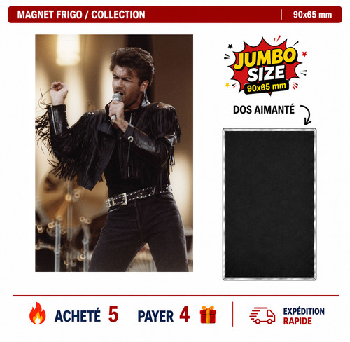 Magnet frigo george michael - magnet,