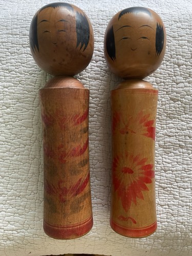 Kokeshis anciens 24 cm - anciens,