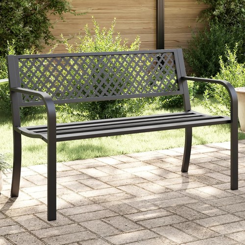Banc jardin 119 noir - banc,