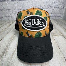 Von Dutch Orange Eyeball Print