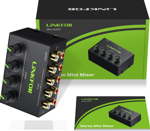 Channel stereo audio mixer - channel,