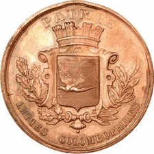 [#714919] France, Medal, Luttes Colombophiles, Colombe Patriotique du Havre, Ver