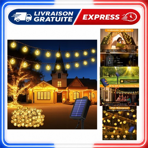 Guirlande lumineuse solaire - guirlande,