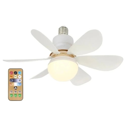 Ventilateur plafond led e27 - **ventilateur,