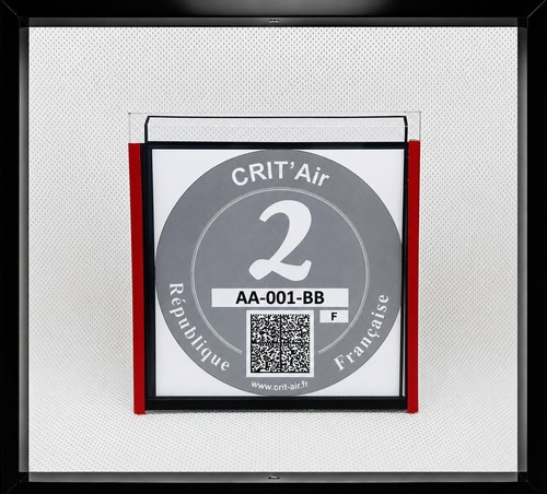 Porte vignette crit air - porte, (fond