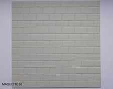 1/18 plaque de modélisme mur