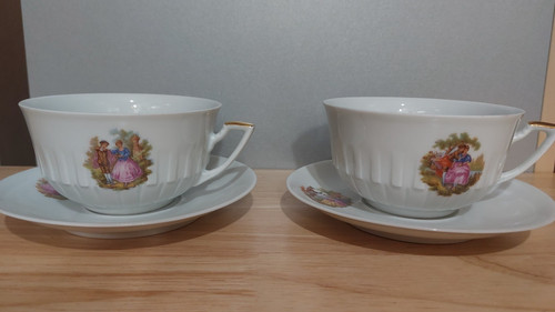 Lot tasses et soucoupes - 2,