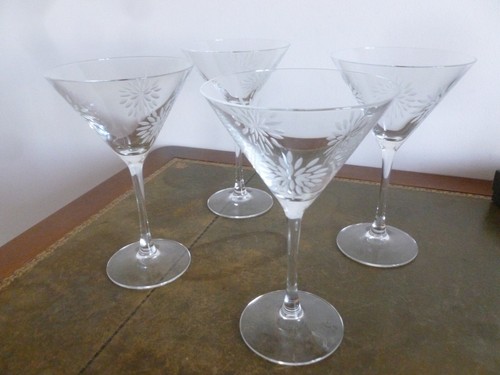 Anciens verres martini - verres,