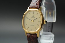 Vintage "Near Mint" Omega De Ville Cal.625 Octagon Gold Manual Women Watch JAPAN