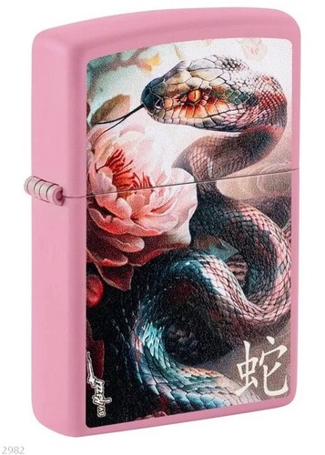 Zippo snake and flower - zippo, ★