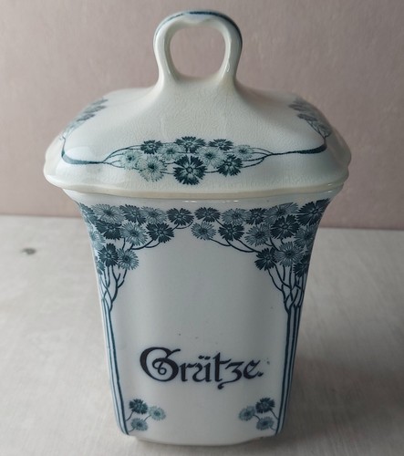 Ancien pot épice farine - épice,