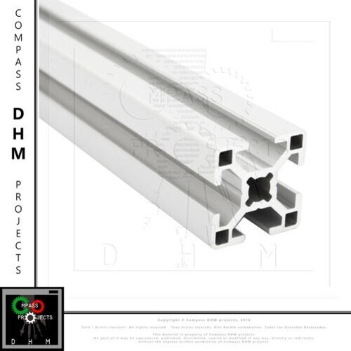 Profil aluminium 40x40 - profil, mm
