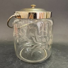 Pot à biscuits en verre à