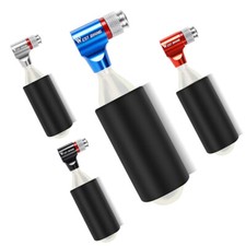 WEST BIKING Aluminum MTB Road Bike Bicycle Pump Fast Air CO2 Inflator Ball Pump