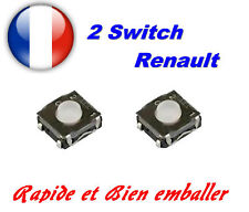 Lot 2x key button switch for Renault Trafic Master Opel Vivaro remote control