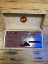 Deluxe Seitz Jeweling Tool Wooden Case, Box Only