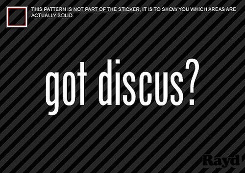 Got discus autocollant - got,