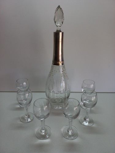 Carafe liqueur cristal - en,