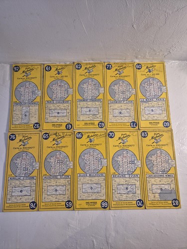 Lot cartes routieres - lot, de