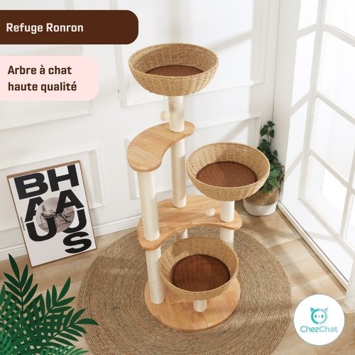 Arbre chat bois - arbre, robuste