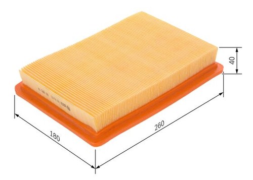 Cartouche filtre air - de,