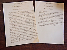 SPAIN 1823 letter from GENERAL MOLITOR subject submission from General Ballesteros