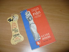 GUIDA TURISTICA SYNDICAT D'INITIATIVE DE PARIS OFFICIAL GUIDE EDITION 1947