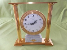 HOUR LAVIGNE PARIS IMPORTANTE PENDULE MARBRE ET BRONZE DORÉ MOUVEMENT MÉCANIQUE