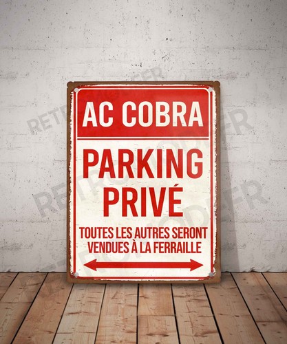 Plaque métal vintage - , ac